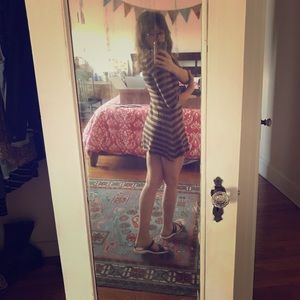 BDG striped shirt dress